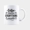Cana alba personalizata COFFEE MAKES EVERYTHING POSSIBLE, INOVATIX&reg;. 330ml
