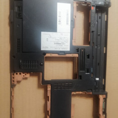carcasa bottom case Fujitsu LifeBook S760 + buton pornire + conector port com