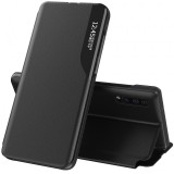 Husa Piele OEM Eco Leather View pentru Samsung Galaxy S20 Ultra G988, cu suport, Neagra