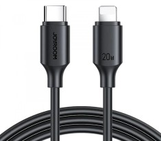 Cablu transfer date si incarcare Joyroom S-CL020A9 tip Lightning - USB-C PD20W QC3.0 1m, Negru