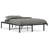 Cumpara ieftin Cadru pat metalic, negru, 120x200 cm