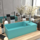 Gossi chiuveta de baie cu preaplin, verde deschis, ceramica