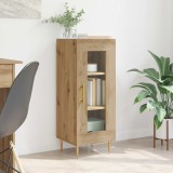 vidaXL Bufet stejar artizanal 34 x 34.5 x 90 cm Lemn compozit 881589