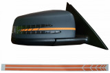 Stickere oglinzi laterale Mercedes, portocaliu mat, aspect sport