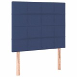 Cumpara ieftin Tablie de pat albastra 100x5x118/128 cm, material textil