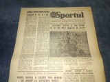 ZIARUL SPORTUL 2 NOIEMBRIE 1982