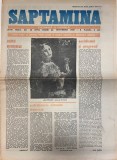 Revista Saptamana nr. 38 din 22 septembrie 1989, format 13x20 cm, limba romana, coperti brosate