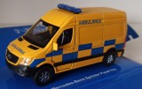 Macheta Mercedes Sprinter Panel Van Ambulanta 2016 - Welly 1/40, 1:32