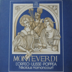 Vinil EDITIE CARTONATA 3XLP Claudio Monteverdi ‎– Orfeo - Ulisse - Poppea (VG++)