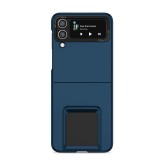 Husa de protectie flippy, pliere tridimensionala, multifunctionala, pc, pentru samsung galaxy z flip 4 / z flip 4 5g, albastru