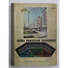 CHIMIA PROCESELOR FOTOGRAFICE de NICOLAE MARIETA si SERBU AGNETA , MANUAL PENTRU SCOLI TEHNICE SI TEHNICE DE MAISTRI , 1965 , PREZINTA PETE SI URME DE