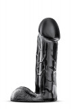 Dildo Clasic Jet Brutalizer, Negru, 38 cm