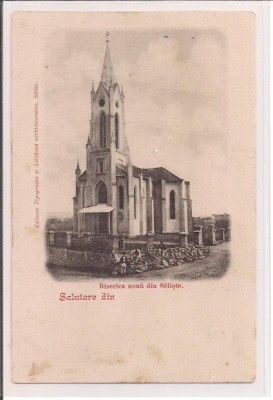 Carte postala necirculata din jurul anului 1900 Saliste foto