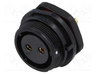 Soclu SP21 mamă WEIPU PIN: 2 IP68 30A lipire 500V 4mm2 -25&amp;divide;85&amp;deg;C foto