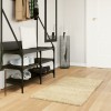 Covor pufos &quot;PAMPLONA&quot; cu fire &icirc;nalte, auriu modern, 60x110 cm