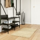 vidaXL Covor pufos &quot;PAMPLONA&quot; cu fire &icirc;nalte, auriu modern, 60x110 cm