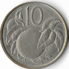 Moneda 10 cents 1972 - Cook