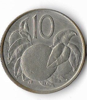 Moneda 10 pence 1972 - Cook foto