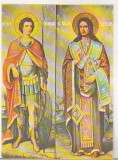 bnk cp Bucuresti - Icoanele Sf Mucenic Gheorghe si a Sf Mucenic Ierarh Elefterie - necirculata