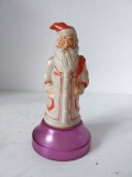 Mos Gerila / Mos Craciun romanesc RSR anii 70-80, decor sarbatori de iarna, plastic, 13 cm inaltime