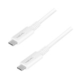 CABLU alimentare si date LOGILINK, pt. smartphone,USB 4.3,USB Type-C(T) la USB Type-C(T), 8K / 60Hz (7680x4320), suporta pana la 20V/5A 100W,triplu ec