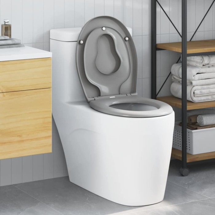 Capac WC de familie, șezut de copii, eliberare rapidă duroplast