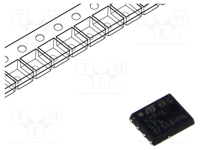 Tranzistor P-MOSFET STMicroelectronics 40V 42A 75W SMD PowerFLAT