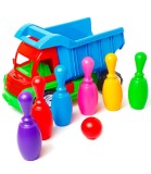 Dumper Colorat pentru Copii cu Pin Mici 40 Cm 3 Culori
