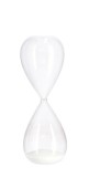 Clepsidra decorativa sticla nisip alb Kronos &Oslash;10x29h