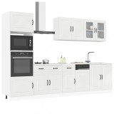 VidaXL Set dulap de bucătărie 7 piese &bdquo;Kalmar&rdquo; alb lucios Lemn