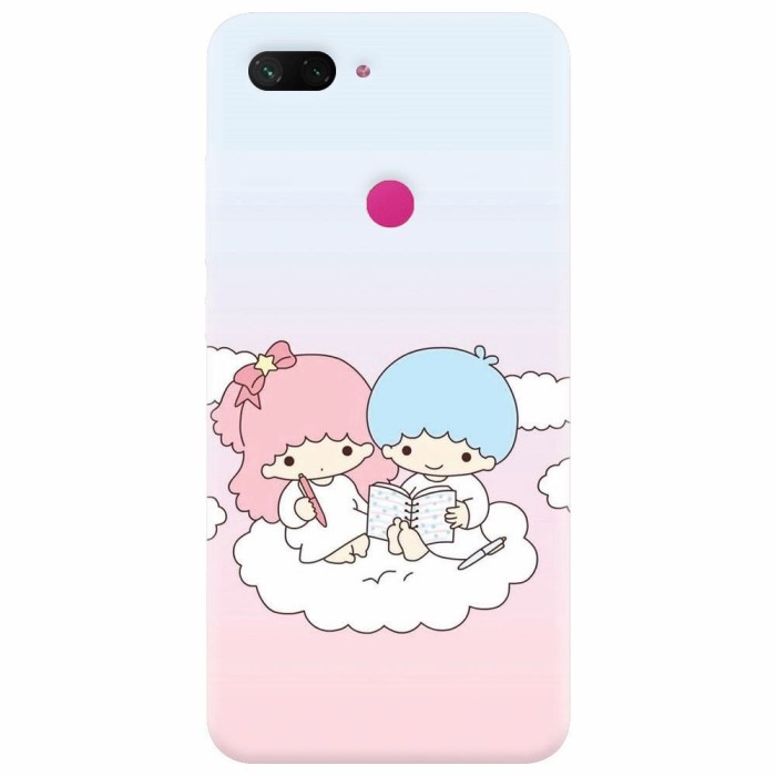 Husa silicon pentru Xiaomi Mi 8 Lite, Little Twins On Cloud