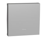 Clapeta intrerupator indicator luminos 2M Noua Unica aluminiu NU920030N