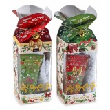 Set cadou Craciun 2 creme picioare, 2 perechi sosete cm 7 x 7 x 20 H