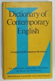 DICTIONARY OF CONTEMPORARY ENGLISH , 1985 , PAGINA DE TITLU CU FRAGMENT LIPSA *
