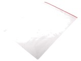 Pungă cu fermoar 280mm x 220mm polietilenă