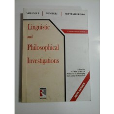 LINGUISTIC AND PHILOSOPHICAL INVESTIGATIONS