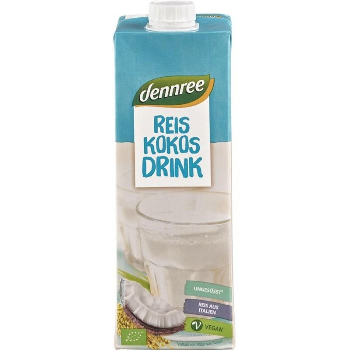 Bautura de Orez cu Cocos Natur Bio 1L Dennree