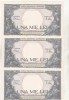 Bancnota Romania 1000 Lei 1941, 10 Septembrie, AUNC - Serie Consecutiva (3 buc)