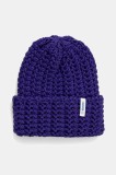 Eisbar pălărie din amestec de l&acirc;nă Selda M&Uuml; culoarea violet, E31025
