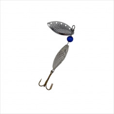 Lingurita rotativa pescuit, Regal Fish, model 8026, 12 grame, culoare argintiu