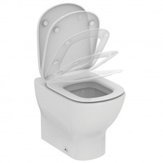 Vas Wc Tesi Btw Ideal Standard Pentru Rezervor Incastrat, Alb, Portelan, Lungime 66.5 Cm, Latime 36.5 Cm, 22 Kg, Idst007501 foto