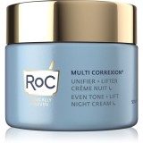 RoC Multi Correxion Even Tone + Lift crema radianta de noapte pentru uniformizarea nuantei tenului 50 ml
