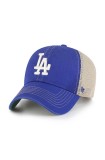 47brand sapca MLB Los Angeles Dodgers culoarea albastru marin, modelator, B-TRWLR12GWP-RYC, 47 Brand