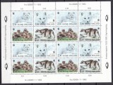 Finlanda 1992 fauna vulpi polare WWF MI 1202-1205 kleib. MNH