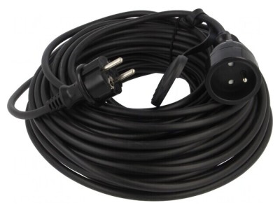 Prelungitor electric PVC 30m negru 16A foto