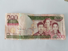 Dominicana 200 Pesos 2009 foto