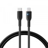 Cablu Date si Incarcare USB-C - Lightning Joyroom A13, 20W, 1.2m, Negru, Apple