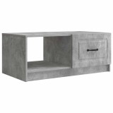 vidaXL Masă de cafea Gri Beton 90 x 50 x 37 cm Lemn prelucrat 895878