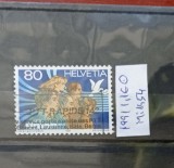 TS21 - Timbre serie - Elvetia - Helvetia 1991 Mi1454, Stampilat