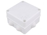 Cutie de Conexiuni IP55 133x133x83mm Albă